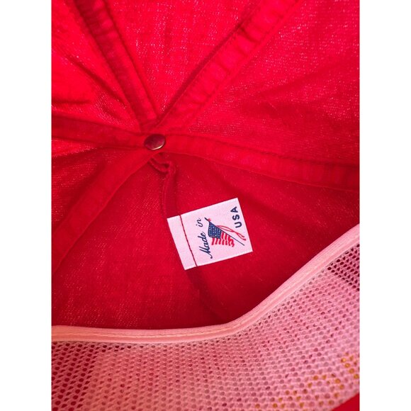 Vintage Gwaltney Racing 27 Adjustable Red Snapback Hat X3 - Picture 4 of 4